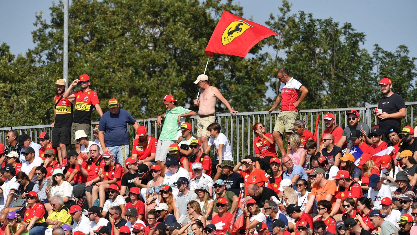 Hubo un gran apoyo a Ferrari. (Reuters/Stephanie Lecocq)