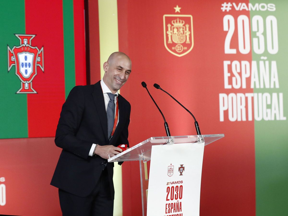 Foto: El presidente de la Real Federación Española de Fútbol, Luis Rubiales. (EFE)