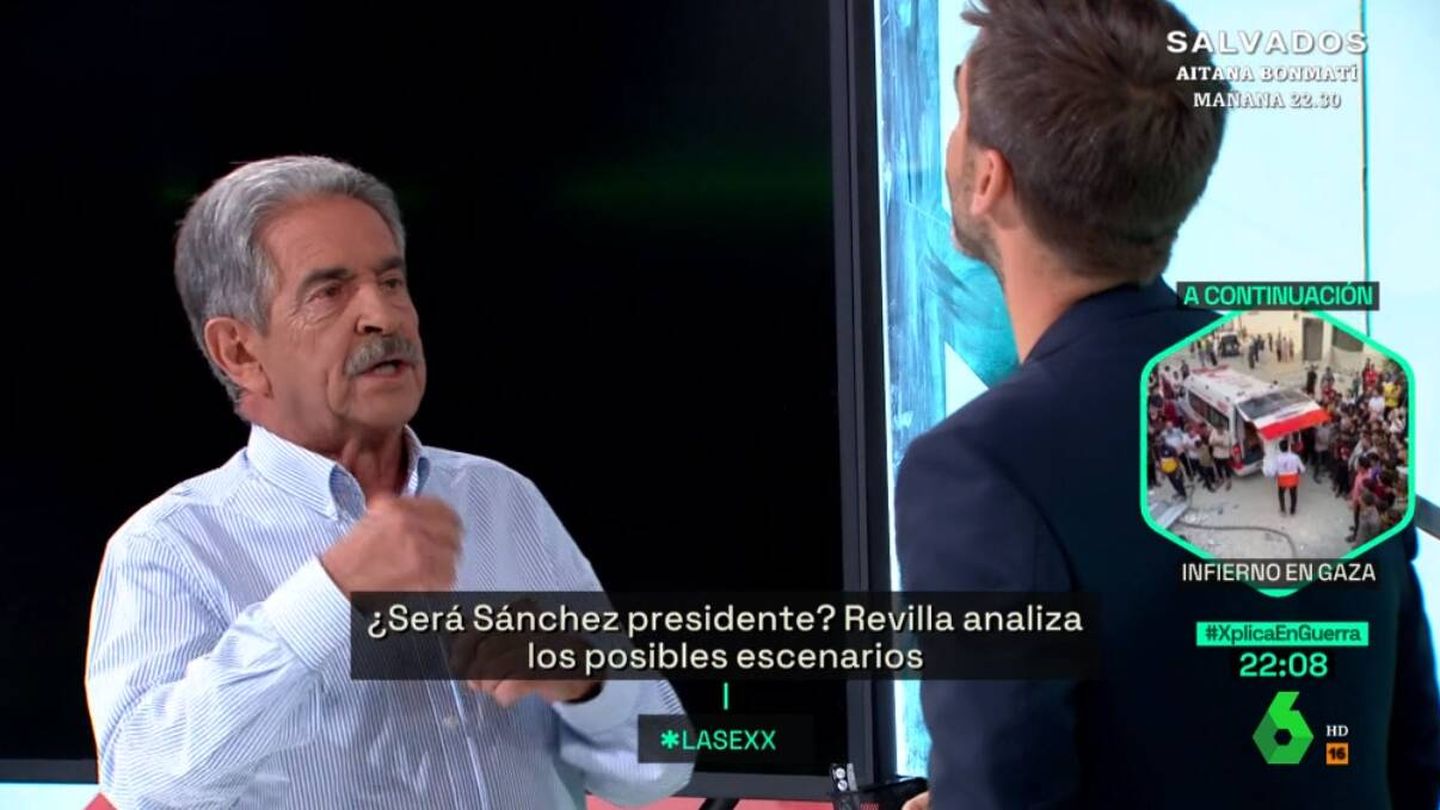 Miguel Ángel Revilla en 'La Sexta Xplica'. (Atresmedia)