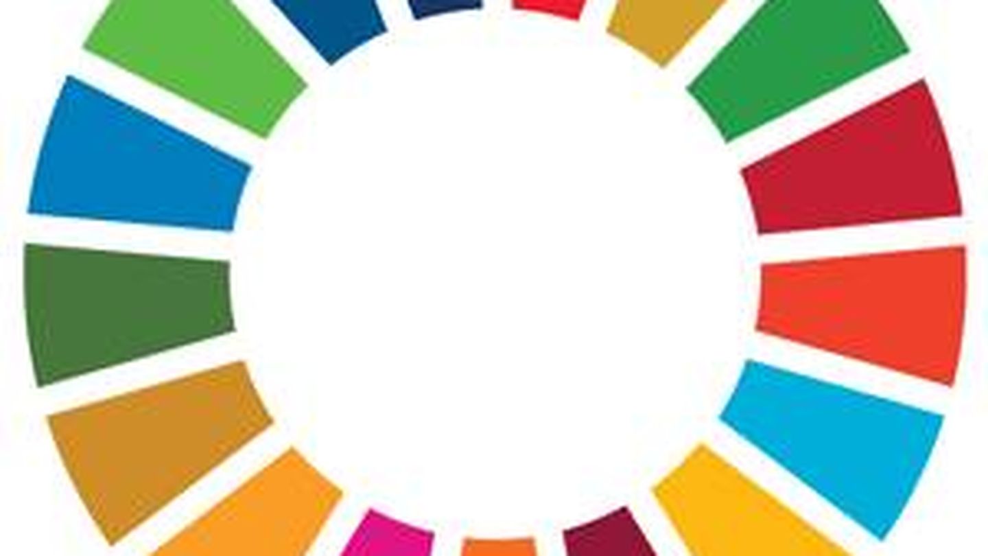 Logo de objetivos de desarrollo sostenible.