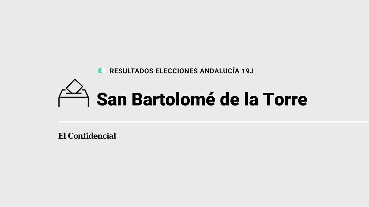 Resultados en San Bartolomé de la Torre de elecciones en Andalucía: el PSOE-A, partido más votado