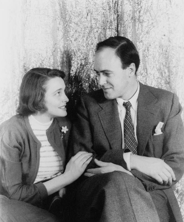 Foto: El matrimonio formado por la actriz Patricia Neal y Roald Dahl.