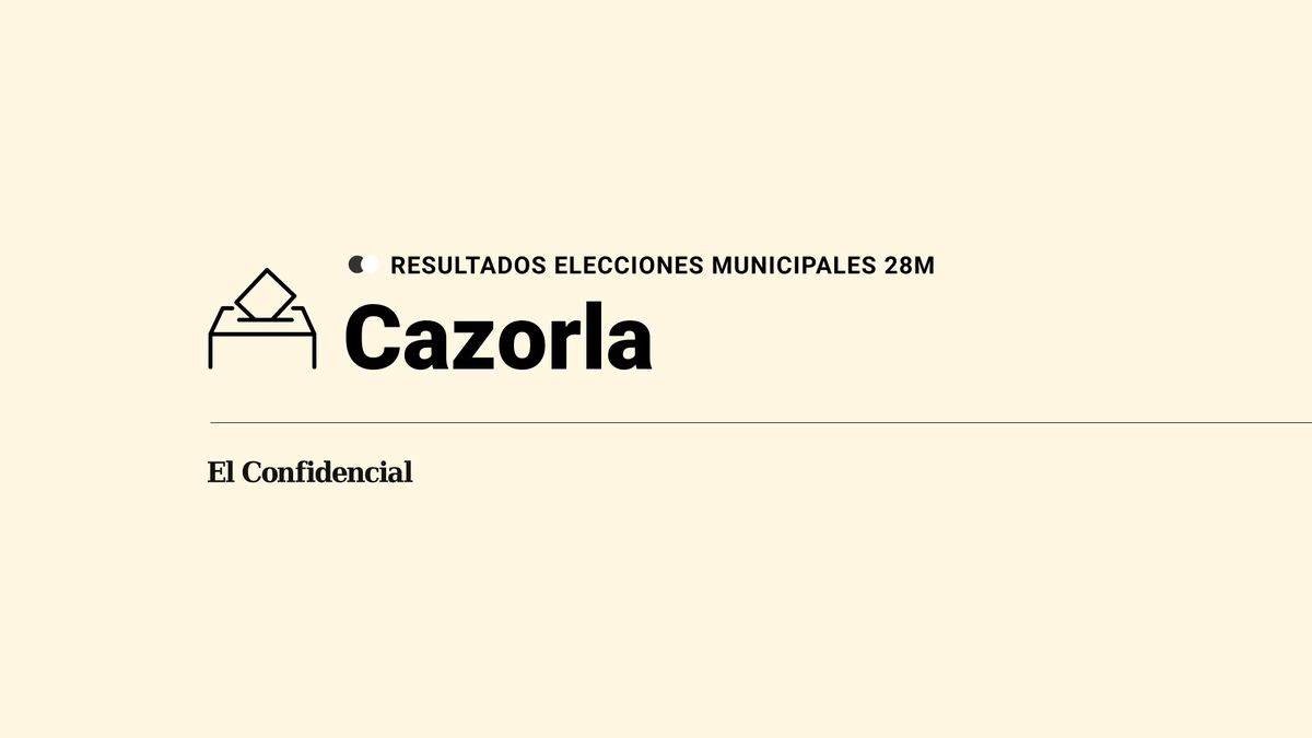Resultados y escrutinio en Cazorla de las elecciones del 28 de mayo del 2023: última hora en directo