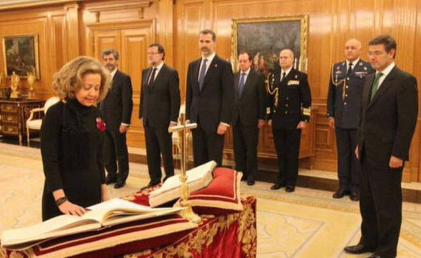 Consuelo Madrigal jura su cargo como fiscal general. (Casa Real)