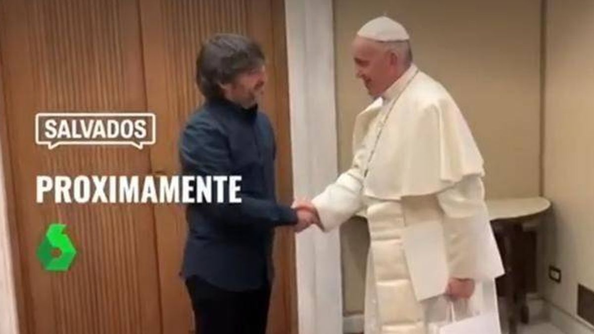 Sorpresa en la Iglesia española ante la entrada de Évole hasta el despacho del Papa