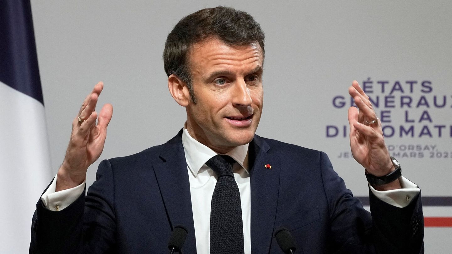 El presidente Macron, en una imagen reciente. (Reuters/Pool/Michel Euler)