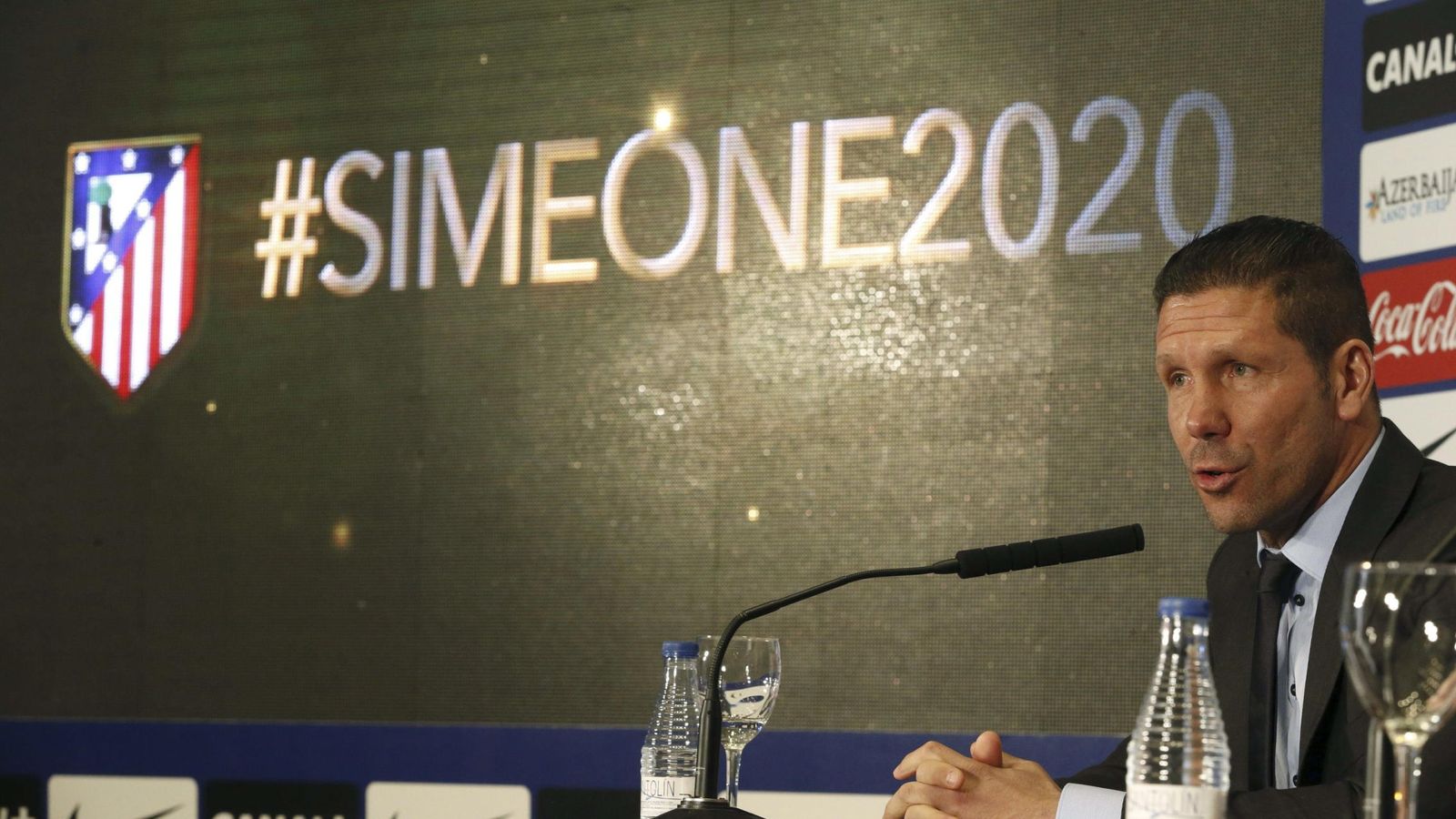 Foto: El Cholo Simeone firmó en marzo de 2015 un contrato que finalizaba en 2020 (EFE)