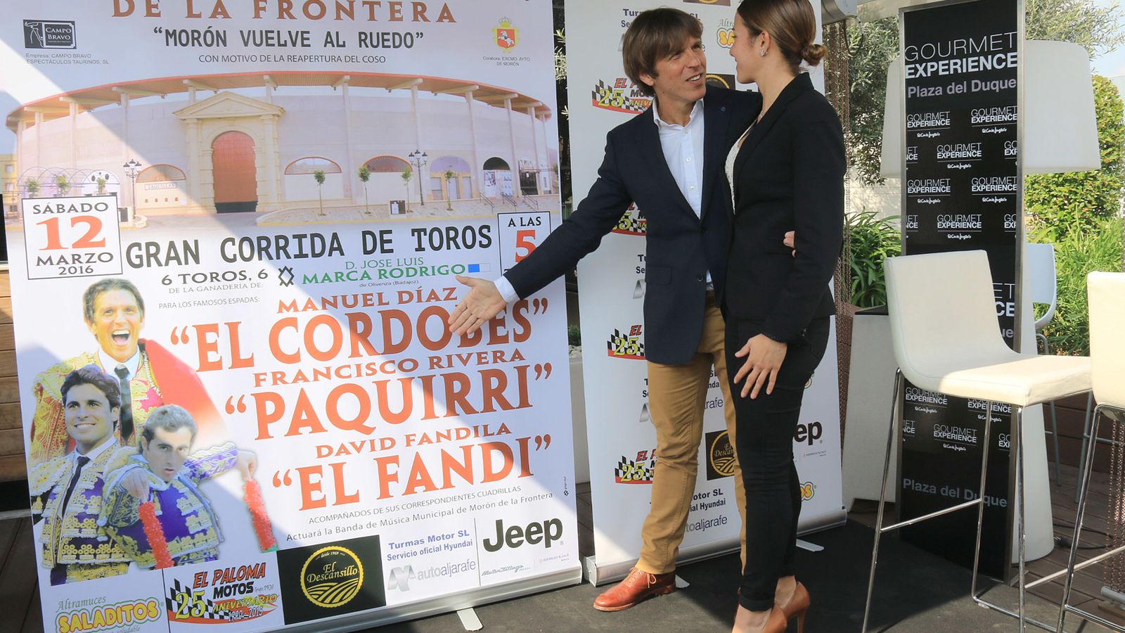 Foto: Manuel Díaz, el Cordobés, con su mujer, Virginia Troconis (Gtres)