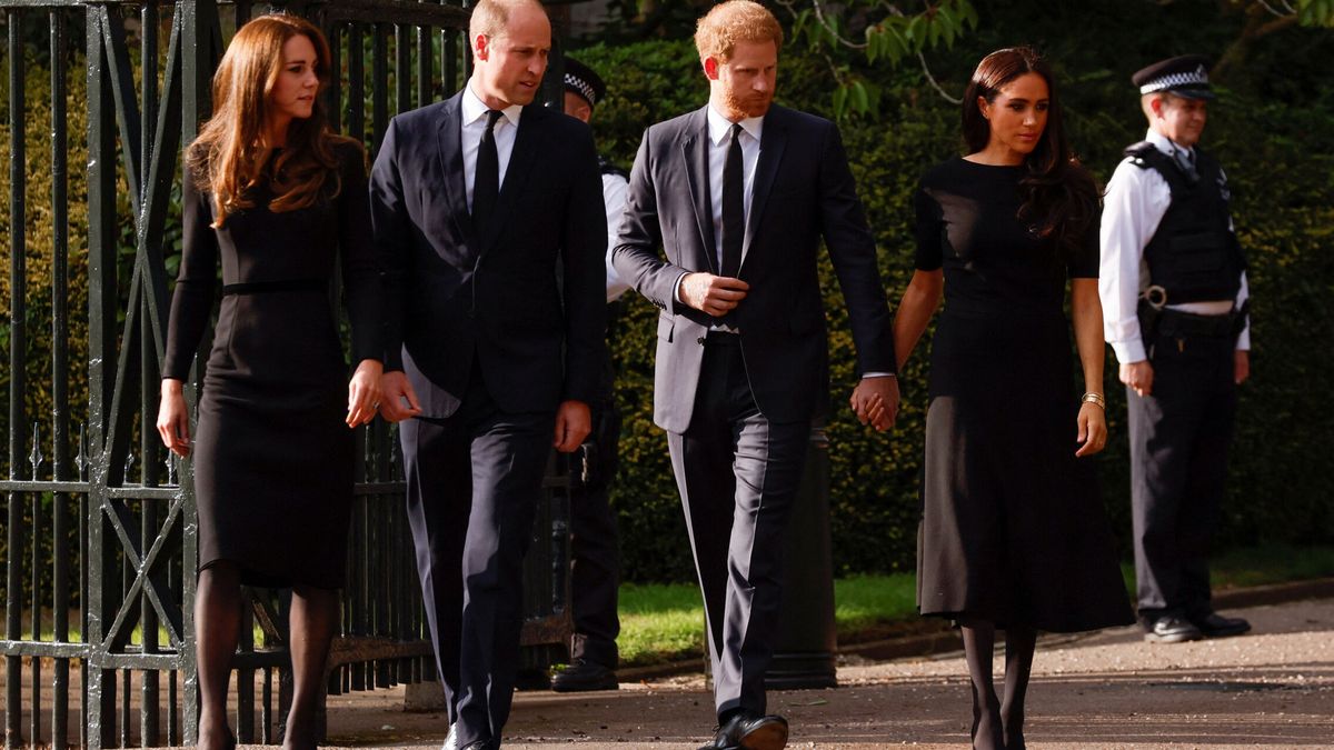 Meghan y Harry, de nuevo junto a Guillermo y Kate para honrar a la reina Isabel