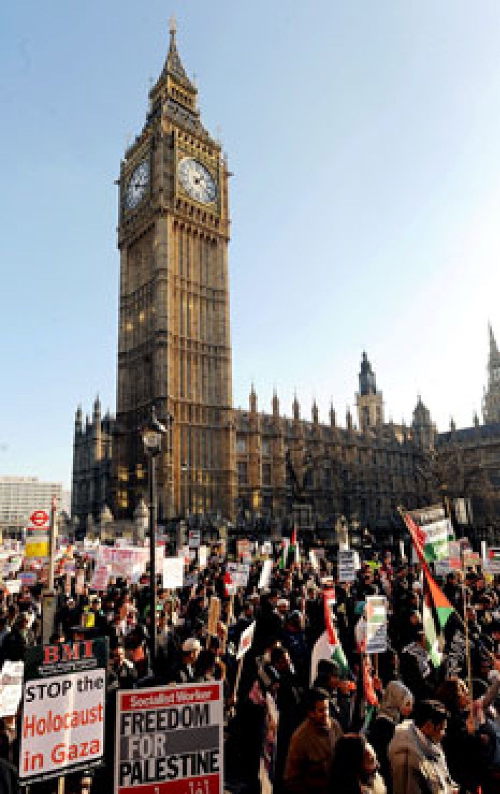 Foto: Cientos de miles de personas se manifiestan en Europa contra los ataques Gaza