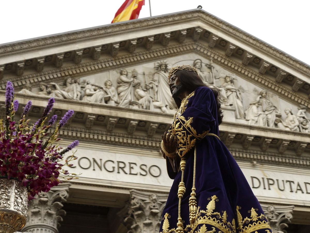 Foto: Procesión del Cristo de Medinaceli en Madrid. (EFE)