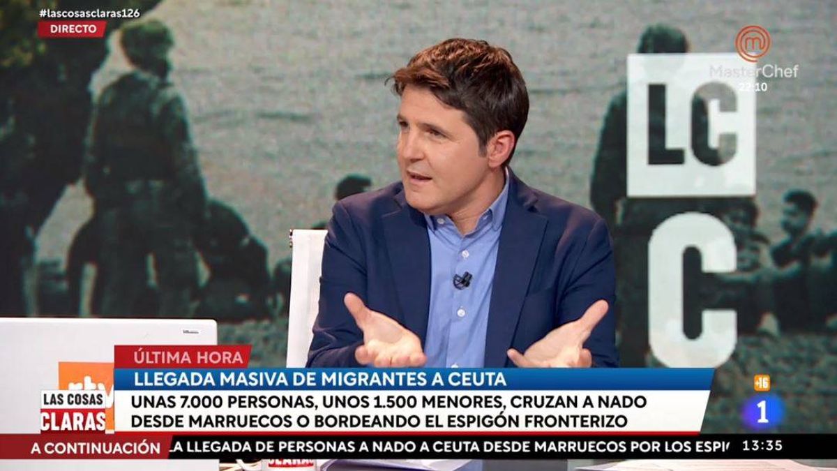 Una tertuliana de Cintora, tajante con Abascal por su tuit sobre la crisis migratoria en Ceuta