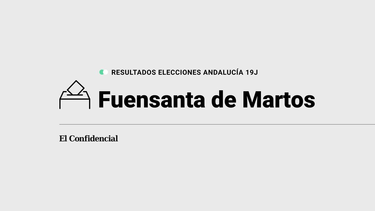 Resultados en Fuensanta de Martos de elecciones Andalucía: el PP, partido con más votos