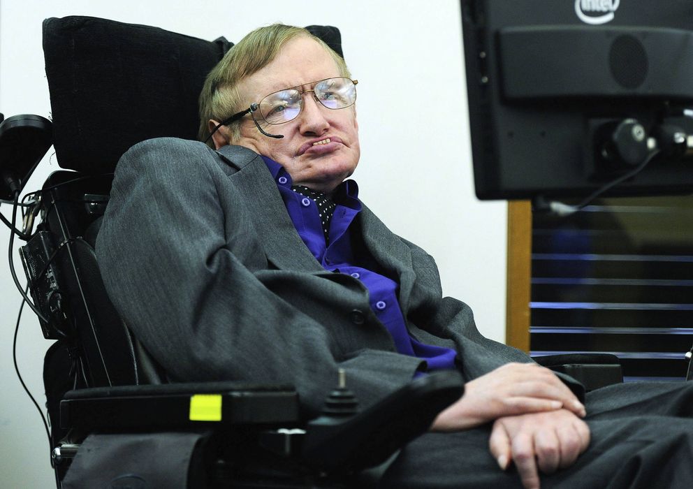Foto: Stephen Hawking el pasado abril. (Efe)