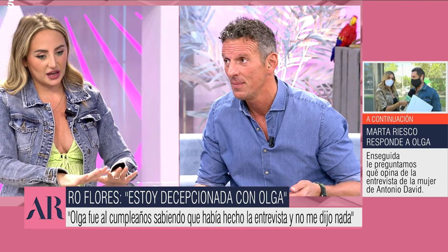 Joaquín Prat, reprochándole a Rocío su postura. (Mediaset)