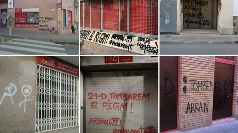 Sigue el cerco 'indepe' al PSC: vuelven a pintar y reventar otra sede en Cataluña