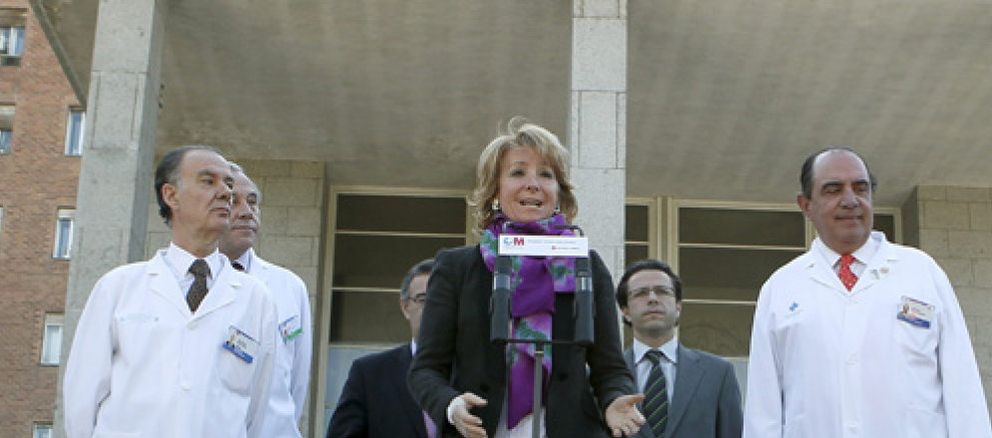 Foto: 'Código 15' en el hospital: "Ingresa la presidenta"