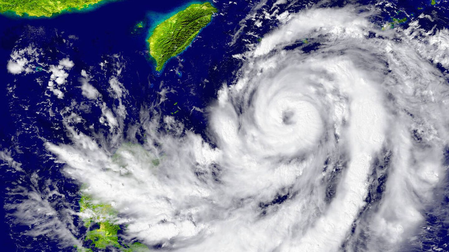 Tifón sobre las islas del sudeste de Asia. (iStock)