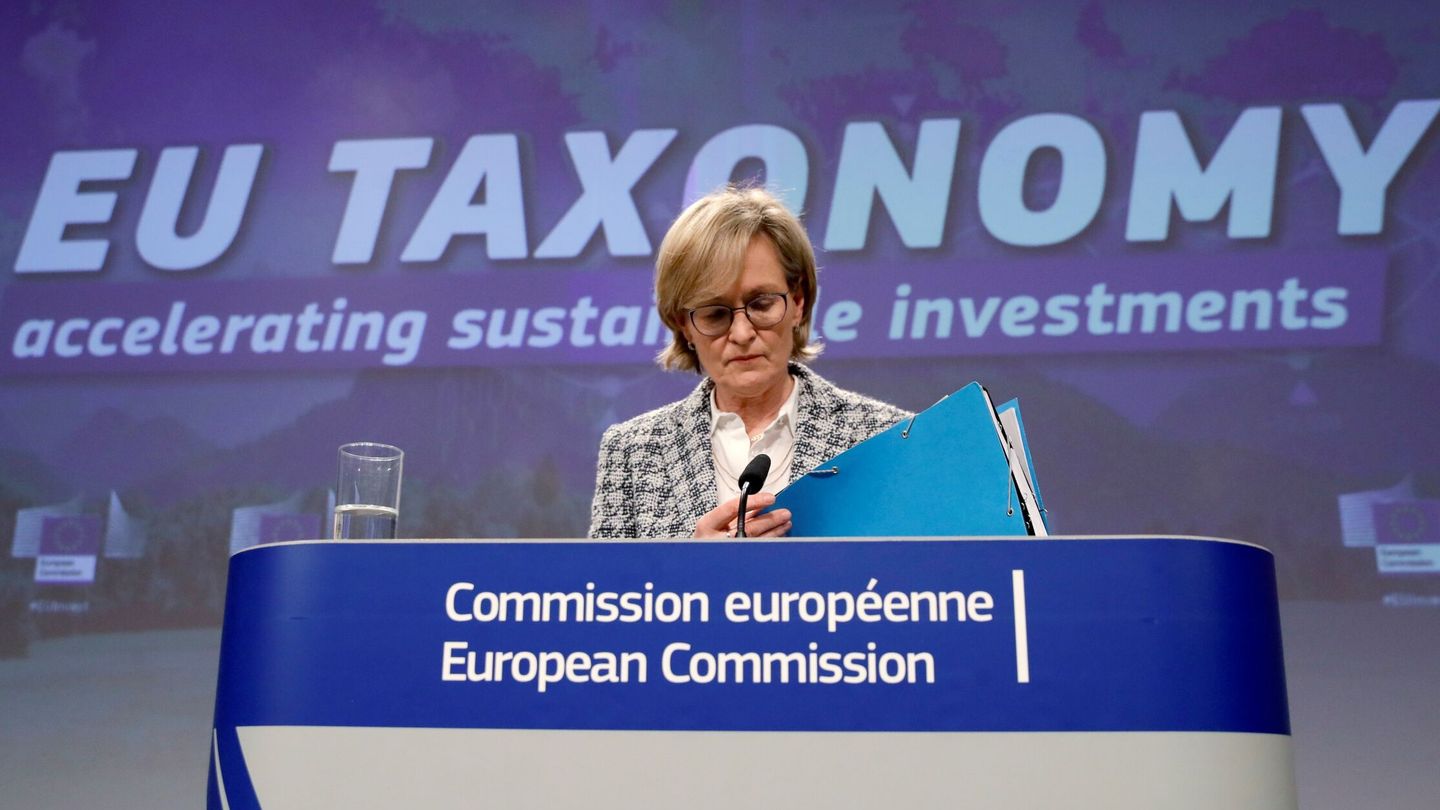 La comisaria de Servicios Financieros de la UE, Mairead McGuinness. (EFE/O. Hoslet)