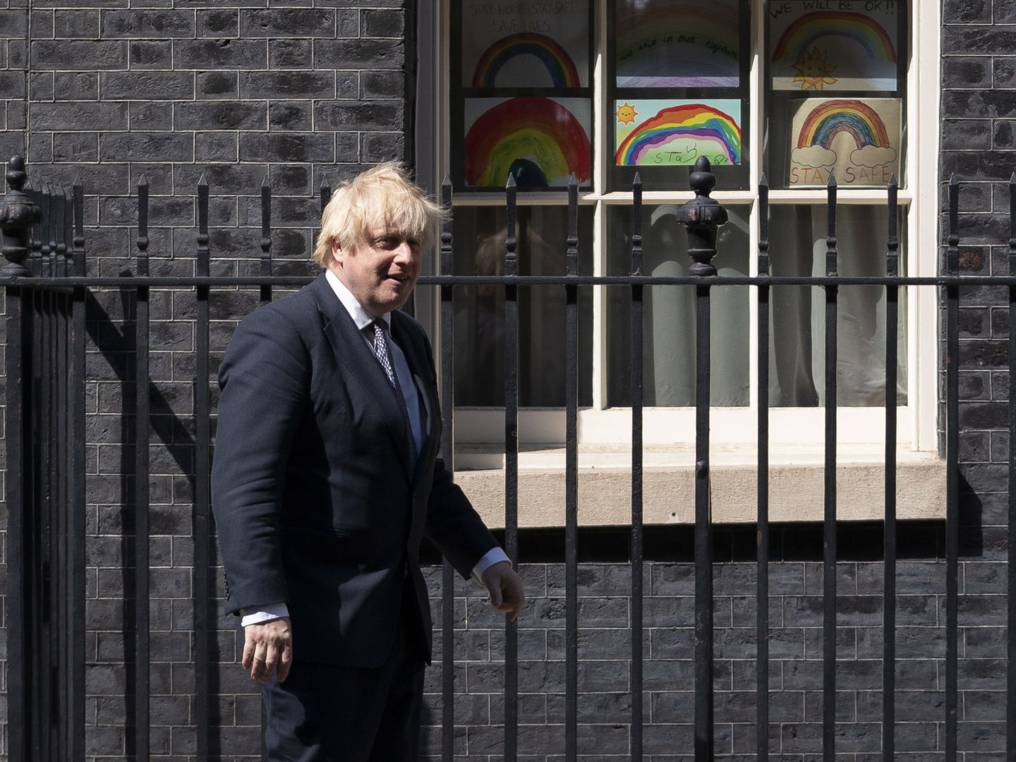 El primer ministro británico, Boris Johnson, en Londres. (Reuters)