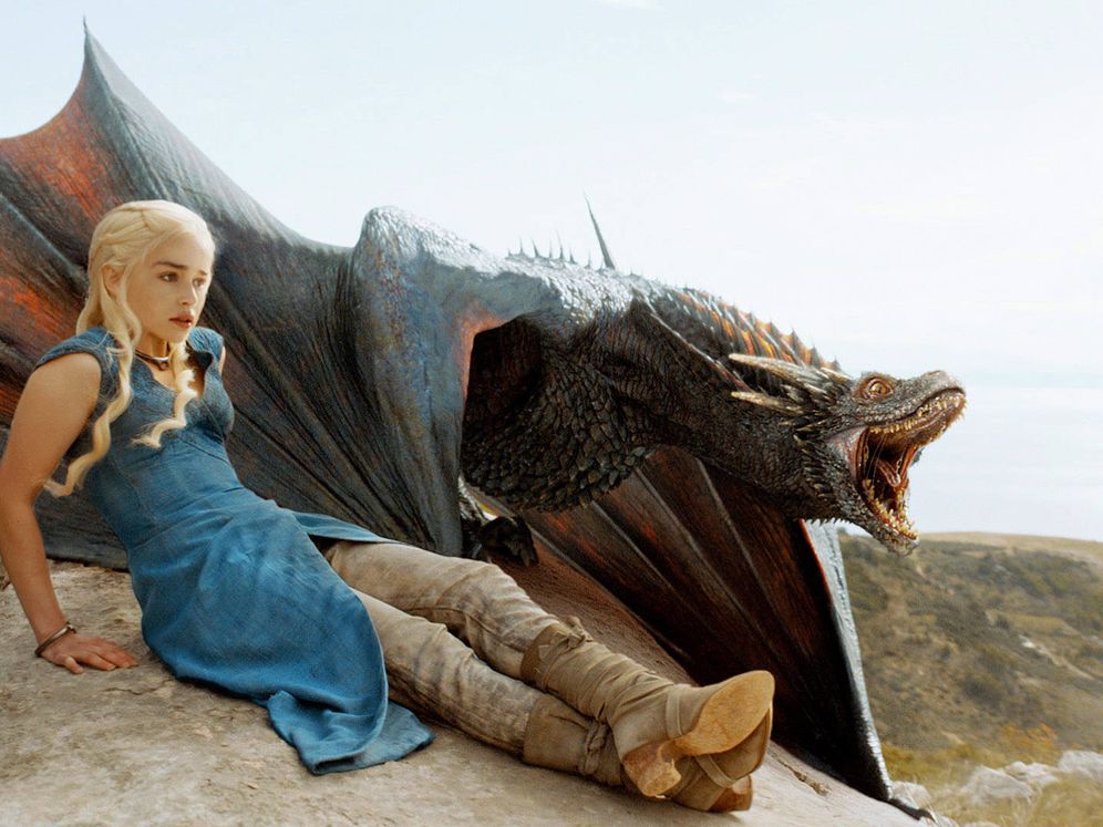 Foto: Daenerys Targaryen con Drogon. (HBO)