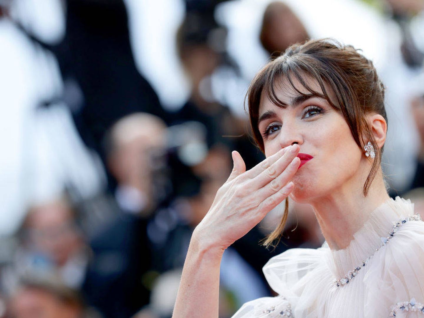 La actriz, en la ceremonia de clausura de Cannes. (Getty)