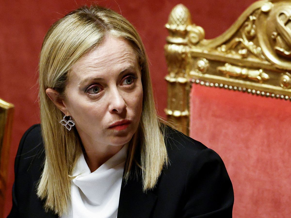 Foto: La primera ministra italiana, Giorgia Meloni. (Reuters/Guglielmo Mangiapane)