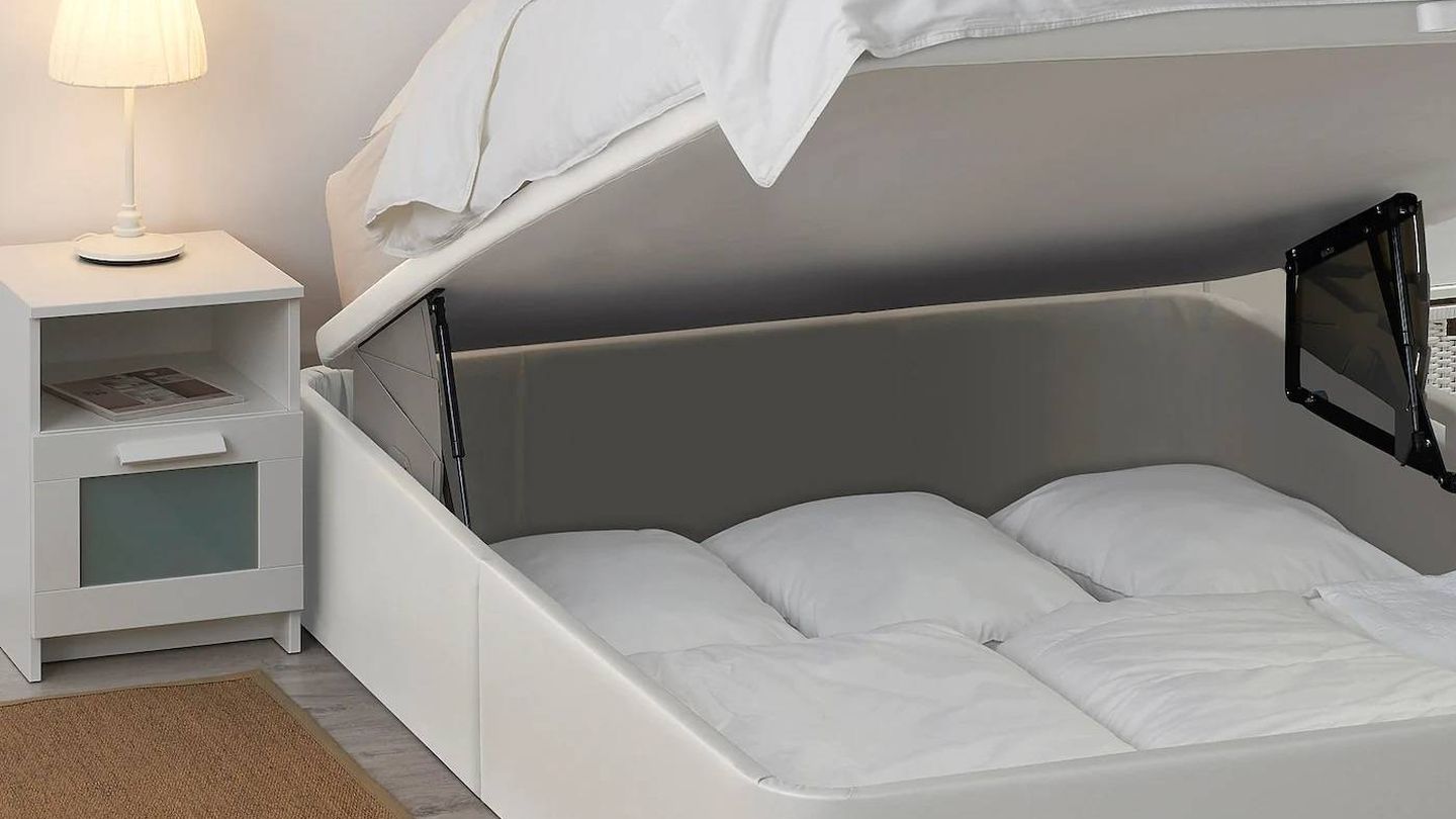 Camas de Ikea para dormitorios pequeños y ordenados. (Cortesía)