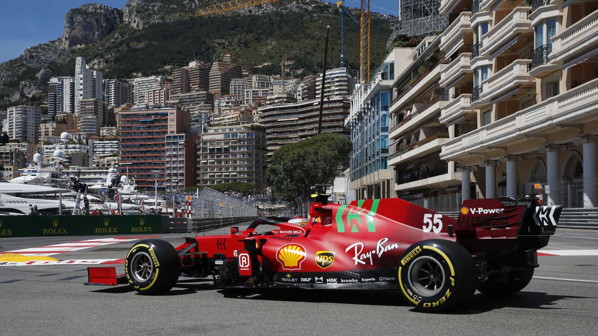 Dominio rojo en Mónaco: Leclerc (1º) y Carlos Sainz (2º) hacen soñar a Ferrari