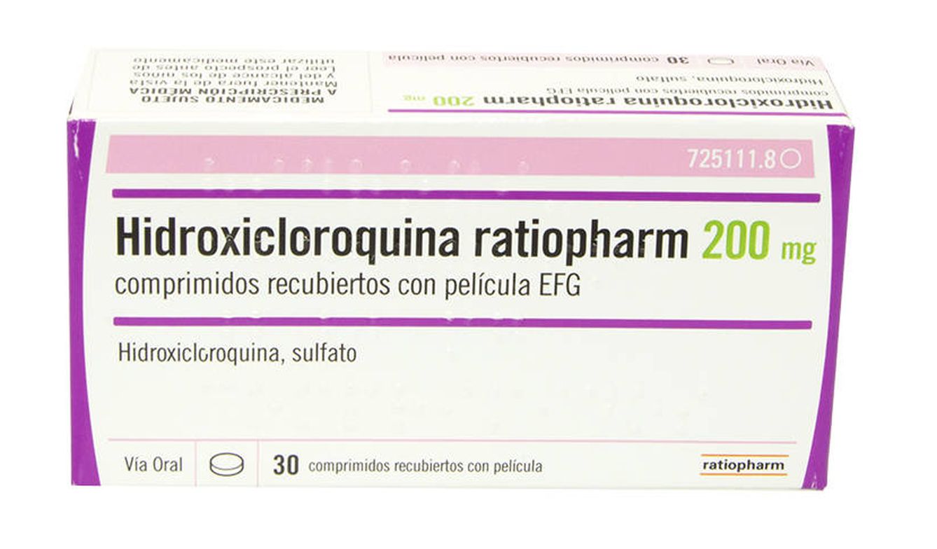 Hidroxicloroquina ratiopharm 200mh 30 comprimidos, del grupo Teva, uno de los medicamentos que estarían indicados para luchar contra el coronavirus