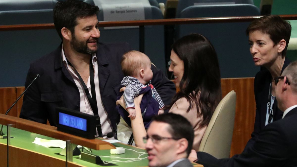 Ardern, la Bescansa de Nueva Zelanda: se lleva a su bebé a la ONU y hace historia