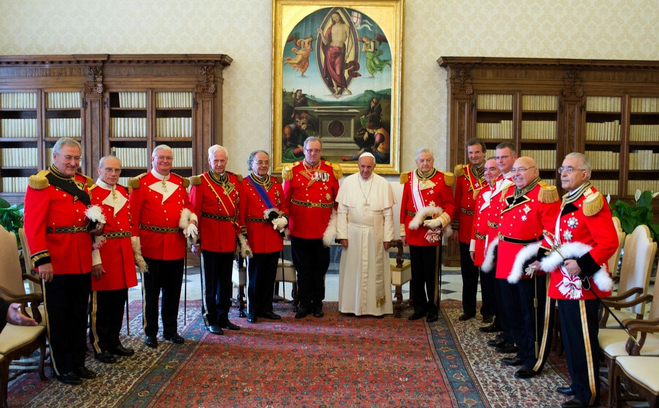 Audiencia del Papa Francisco con la Orden de Malta 