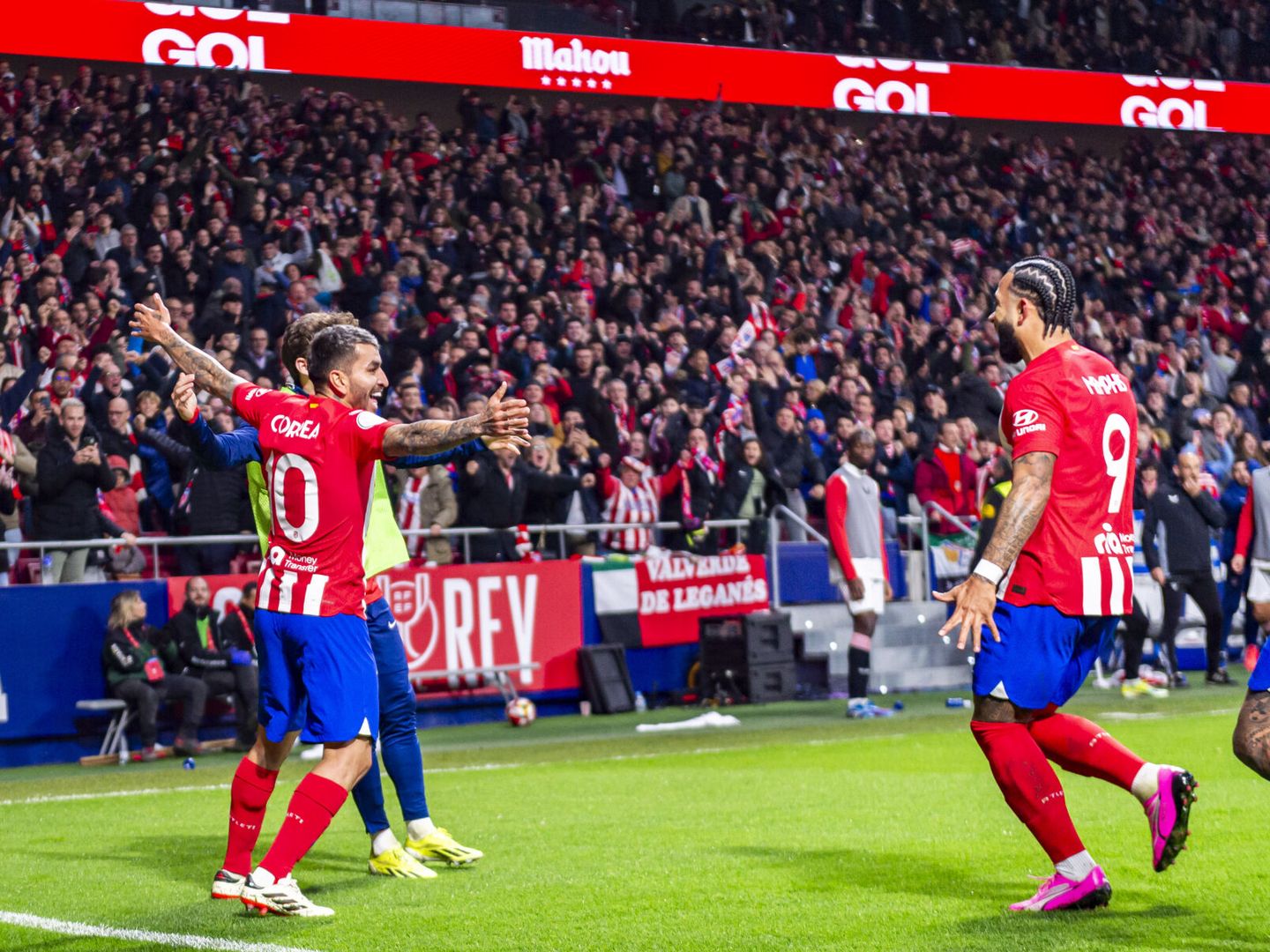 El Atlético de Madrid pasa a 'semis' con un gol de Depay
