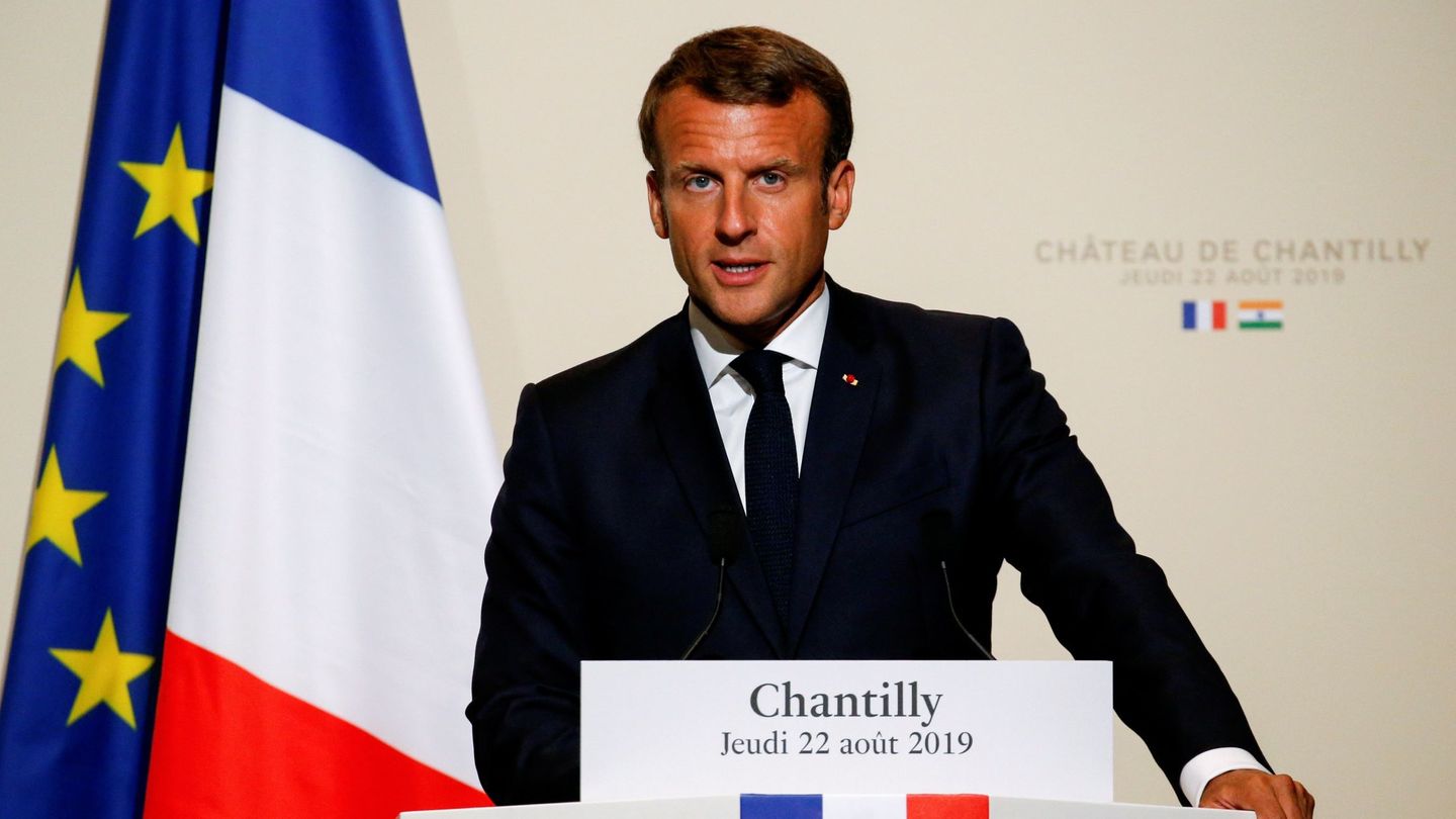 El presidente Emmanuel Macron. (Reuters)