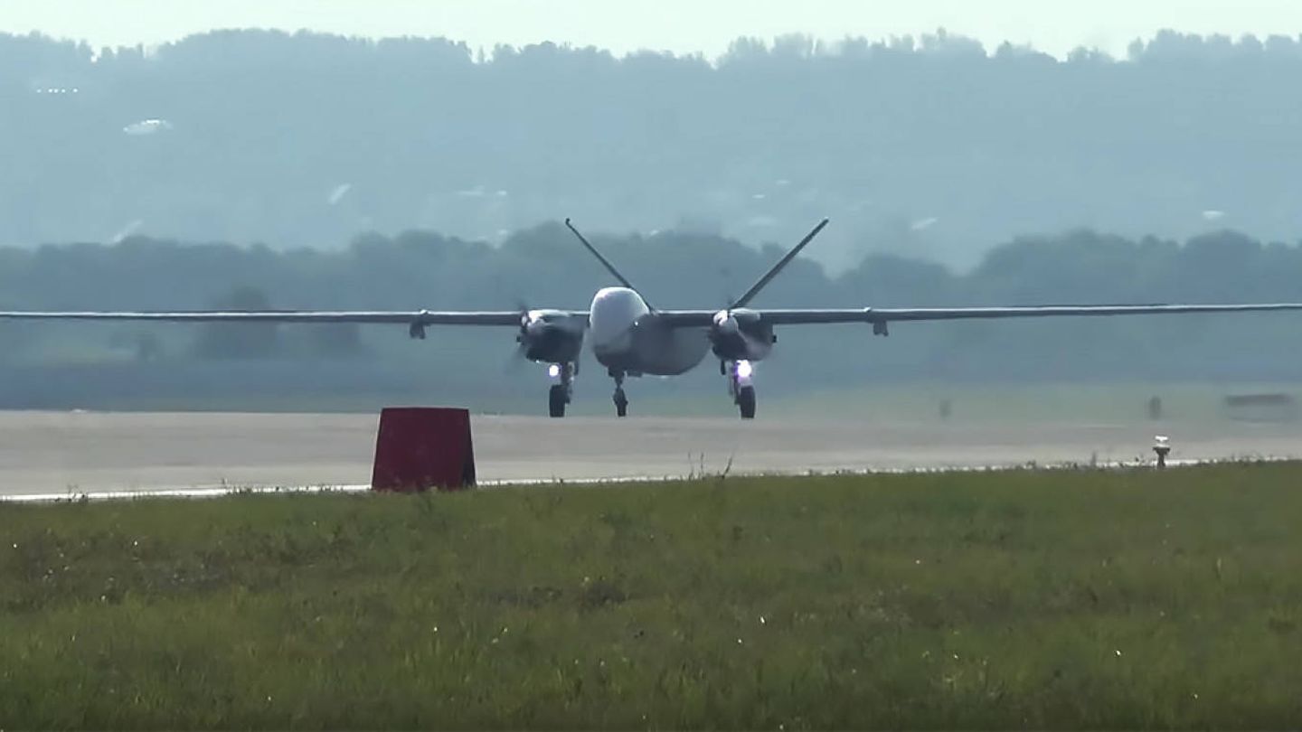 El dron ruso Altius-U. (Imagen: Ministerio de Defensa de Rusia)