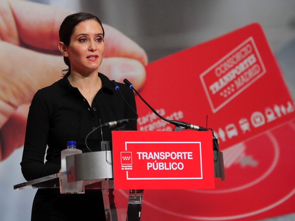 Foto: La presidenta de la Comunidad de Madrid, Isabel Díaz Ayuso. (EFE/Fernando Alvarado)