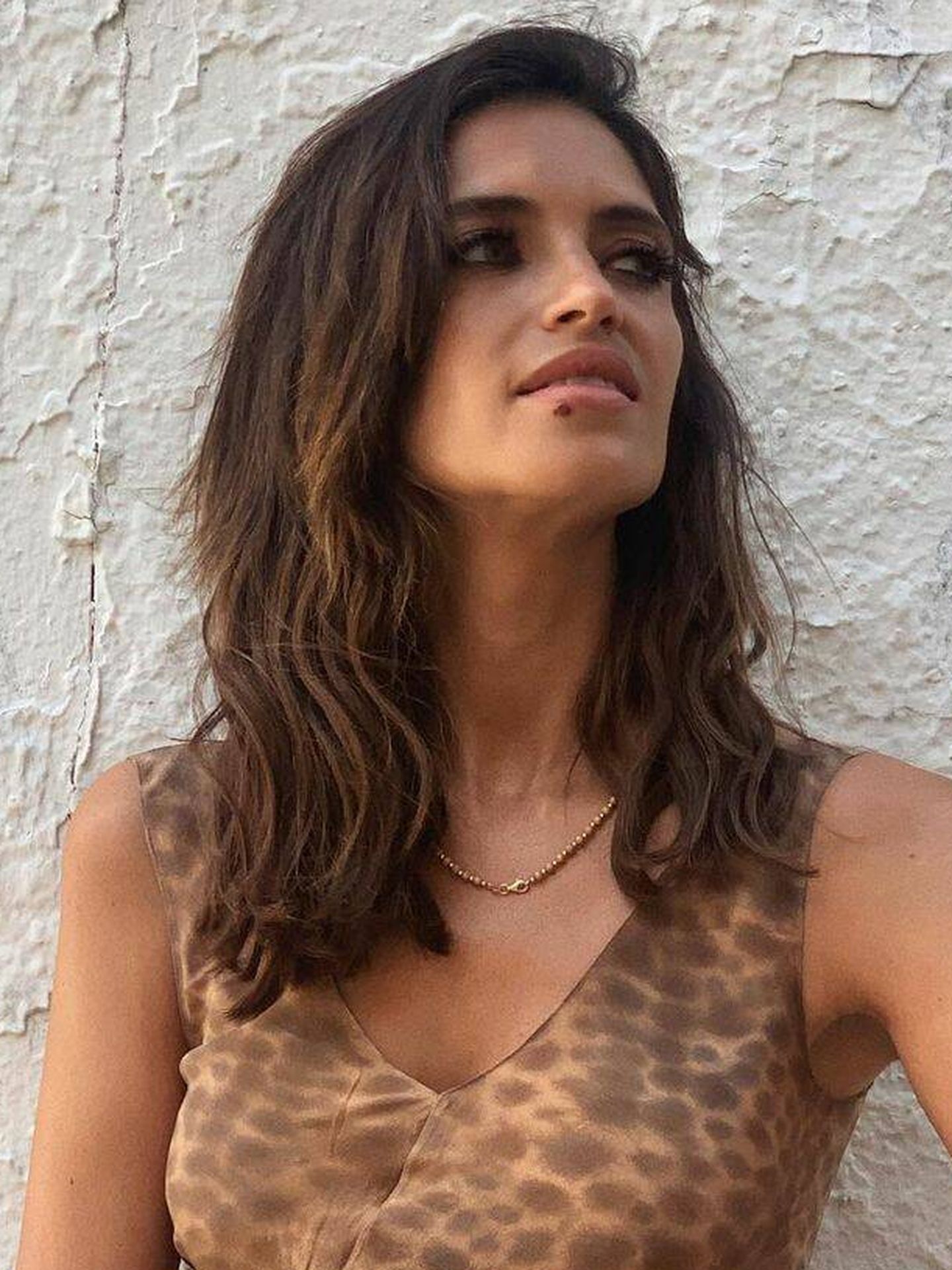 Sara Carbonero, con la melena ondulada. (Instagram @saracarbonero)