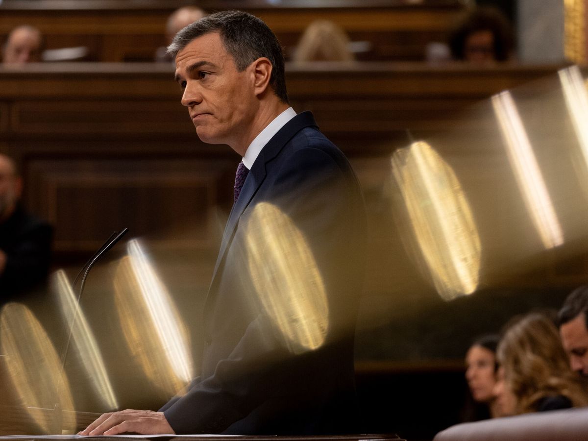 Foto: Sánchez en el Congreso (Eduardo Parra / Europa Press)
