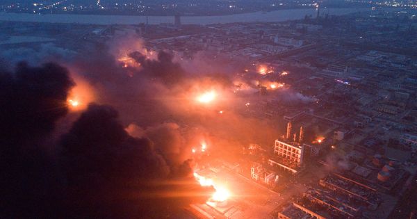Foto: La explosión tuvo lugar en un polígono industrial químico de la ciudad de Yancheng. (Reuters)