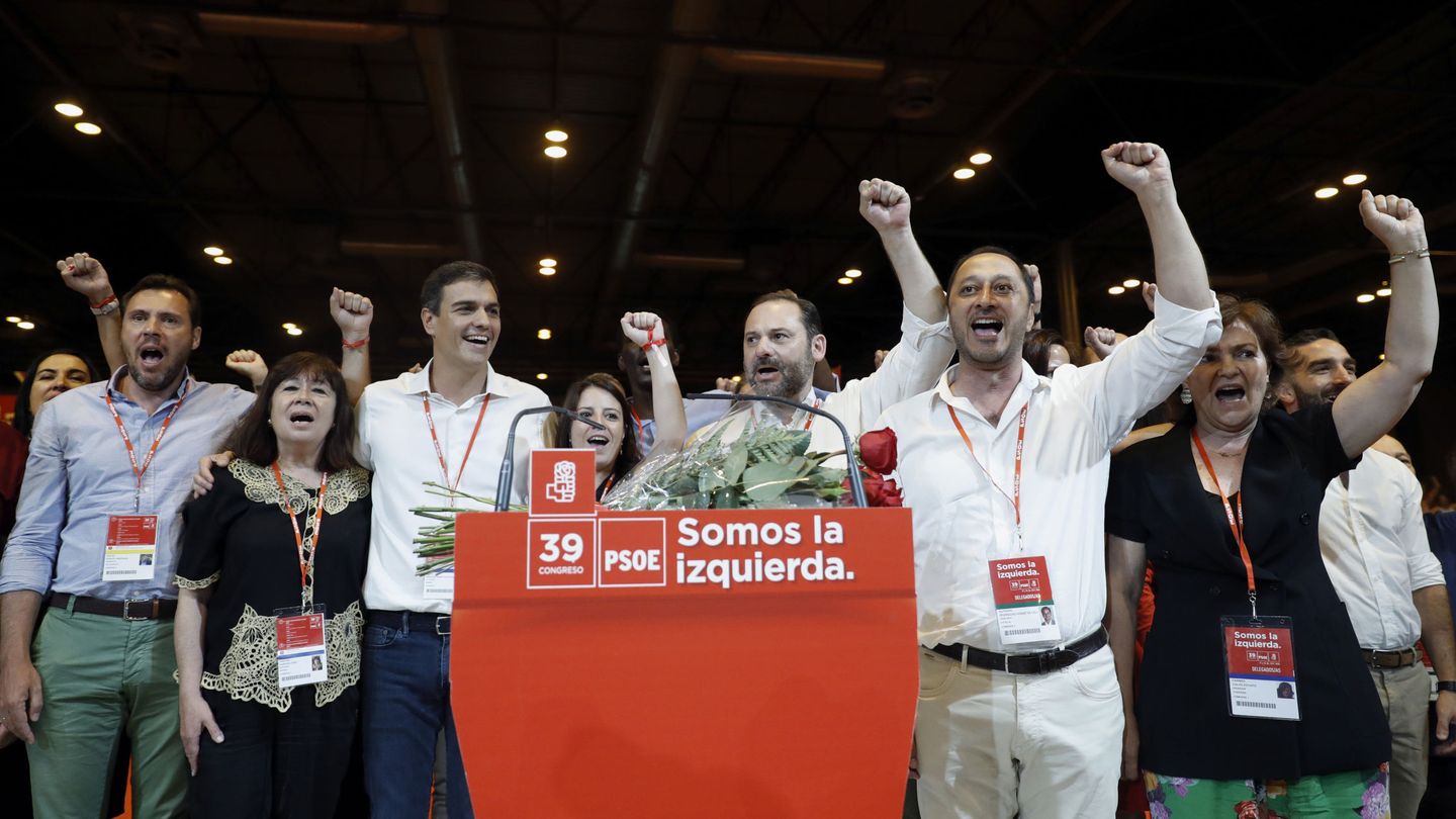 Clausura del Congreso Federal del PSOE, celebrado en Madrid. (EFE)