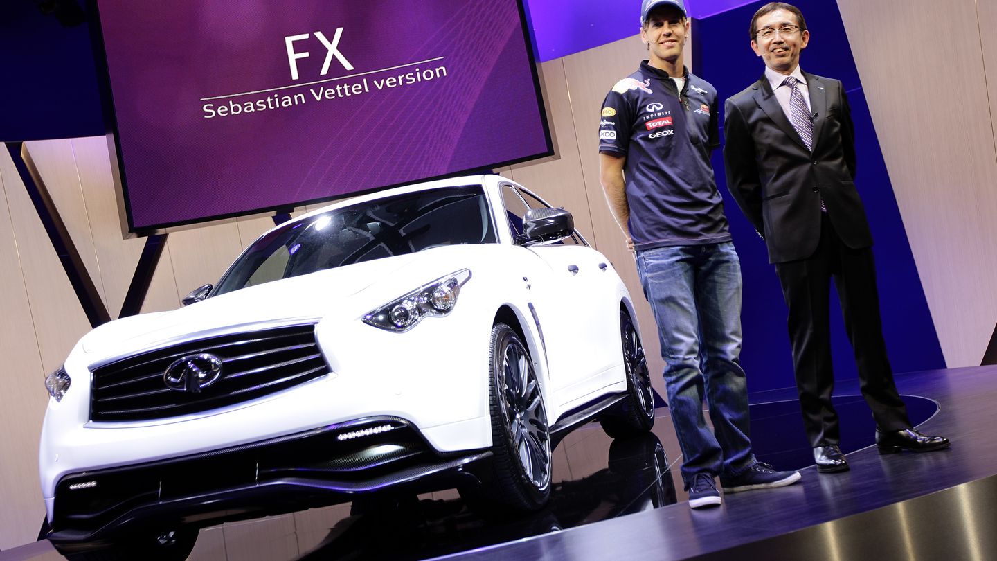 Infiniti 'FX Sebastian Vettel'. (Reuters)