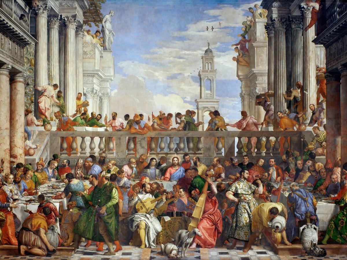 Foto: 'Las bodas de Caná'. Paolo Veronese. 1563. (Musée du Louvre)