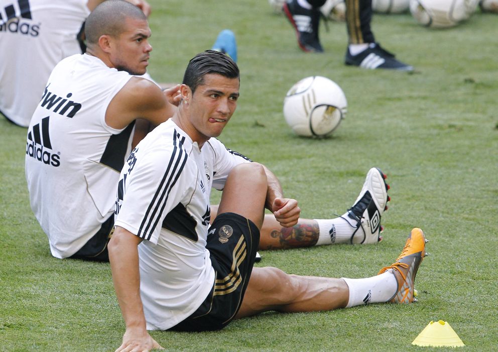 Foto: Cristiano Ronaldo, en un entrenamiento