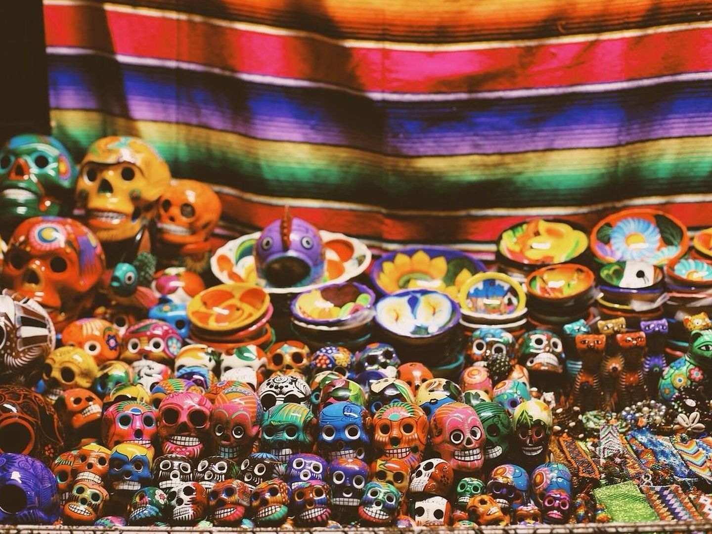 Calavera, símbolo del Día de Difuntos en México.