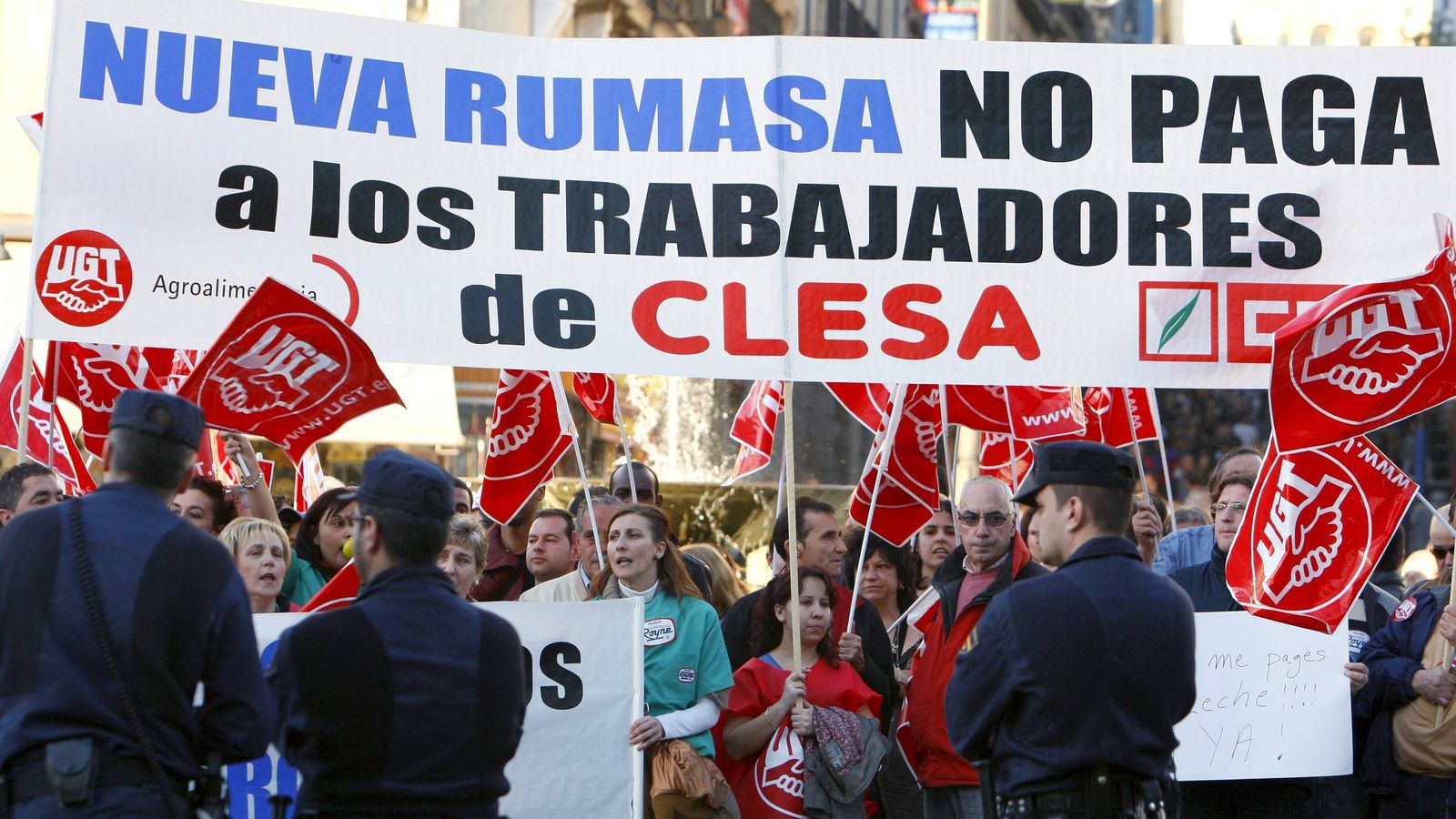 Foto: Concentración trabajadores de Clesa en 2011. (EFE)