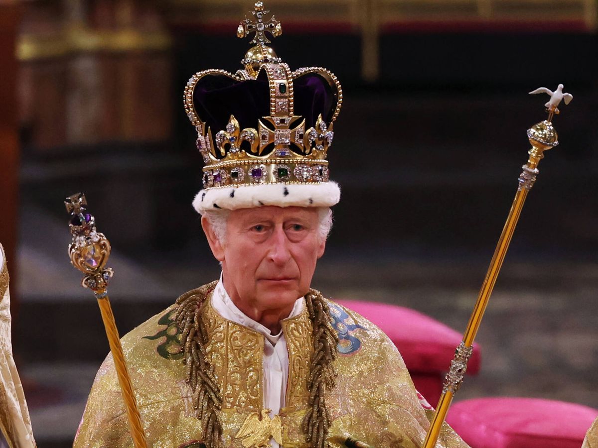 Foto: Carlos III, el día de su coronacion. (Getty)