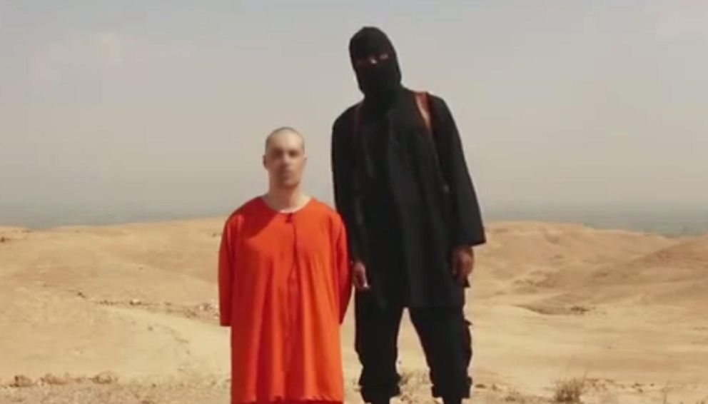 Fotograma del vídeo de la ejecución de James Foley. (AP)