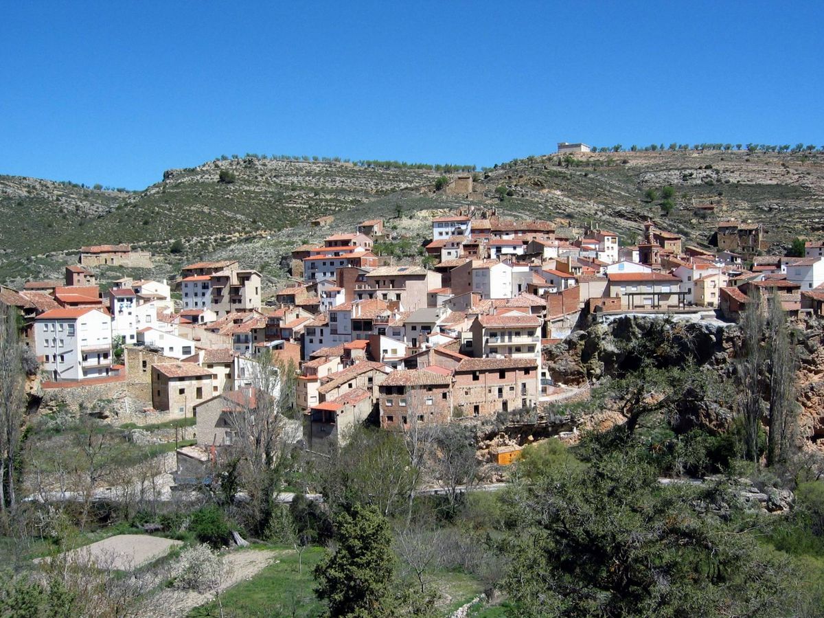 Foto: Vista aérea de Vallanca. Foto: Wikipedia