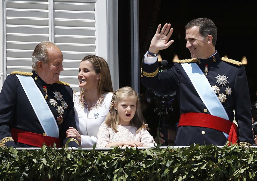Foto: El Rey Juan Carlos el día de la proclamación de Felipe (Reuters)