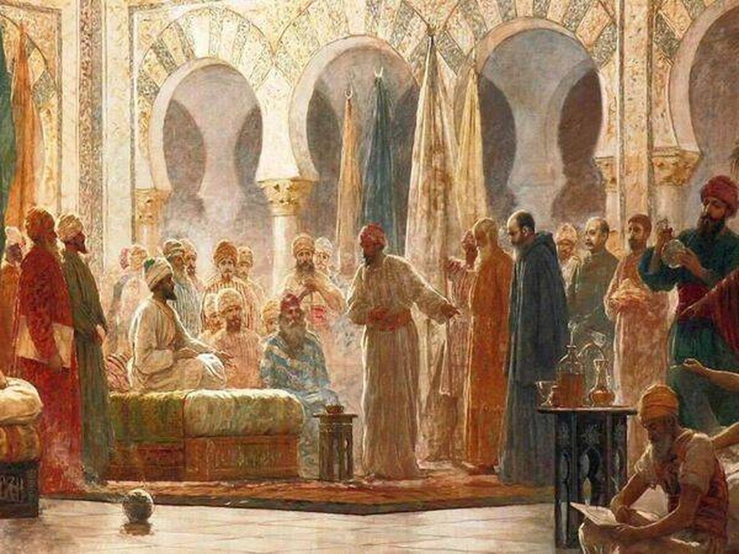 'La corte de Abderramán en Medina Azahara', de Dionisio Baixeras Verdaguer (Universidad de Barcelona)